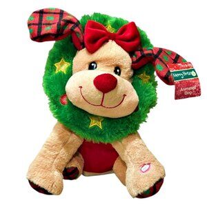 Goffa Animated Plush Dog Dances Lights Sings Rockin' Around the Christmas Tree